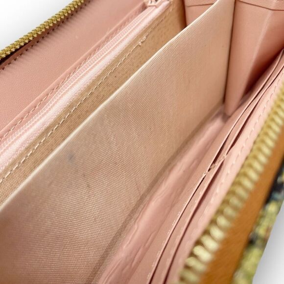 Shein SHEIN Brown Embroidery Carpet Tapestry Women's Long Wallet Grandma Core - Picture 6 of 8